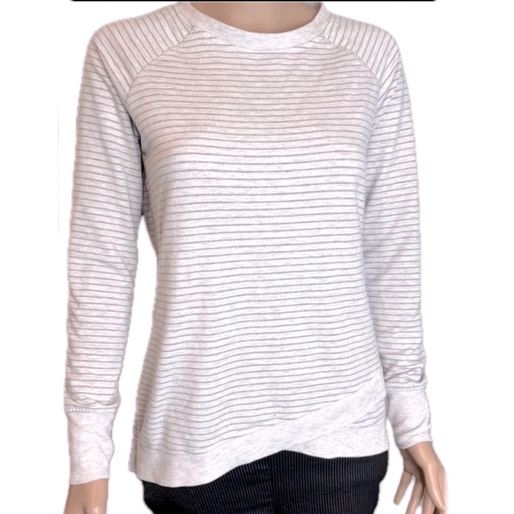 Danskin Size Small Striped Long Sleeve Sweater